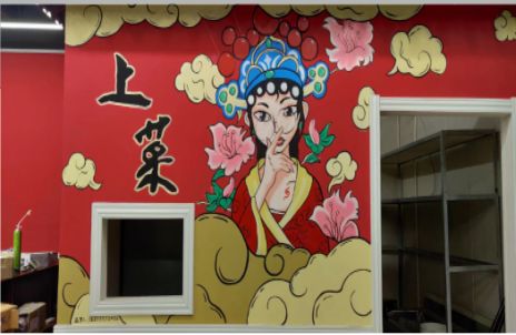会东墙体彩绘的发展和应用