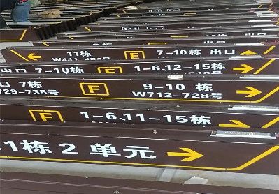 会东广告标识中，常见的几种安装方式。